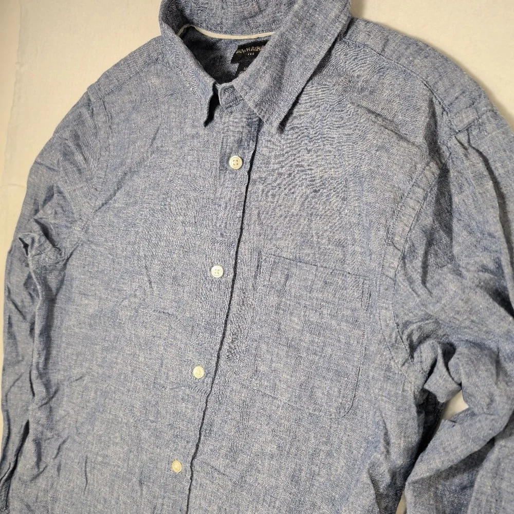 Men's Banana Republic Blue Casual Button Down Shirt M